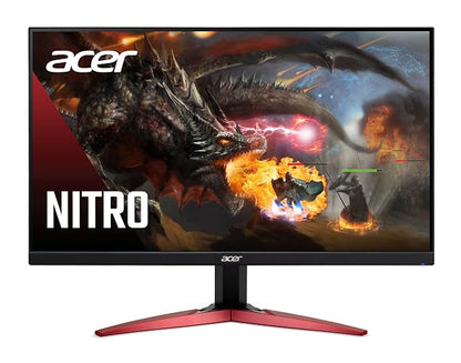 Acer Nitro KG241Y Sbiip Monitor Gamer de 23.8 Pulgadas | FHD 1920 x 1080, panel VA, 180 Hz, 1 ms, AMD FreeSync Premium, HDMI y DisplayPort