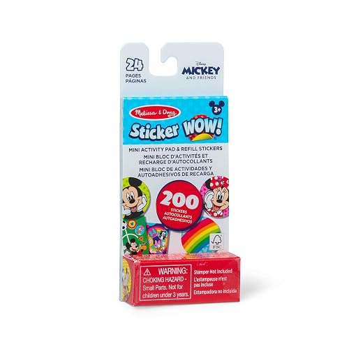 Melissa & Doug Sticker Wow! Mini Activity Pad with Refill Stickers - Disney