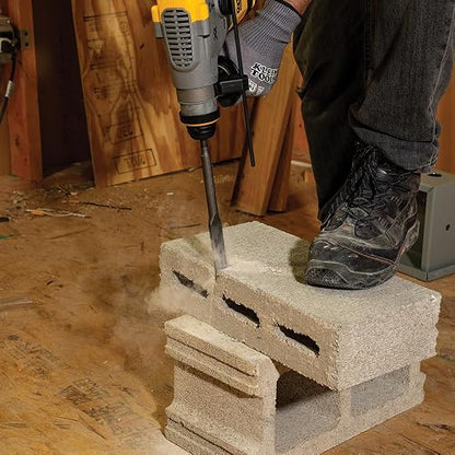 Klein Tools 32753SD SDS Desarmador de demolición, puntas de cincel plano y de bala, uso con rotomartillo y barras de palanca de mano, 3 piezas