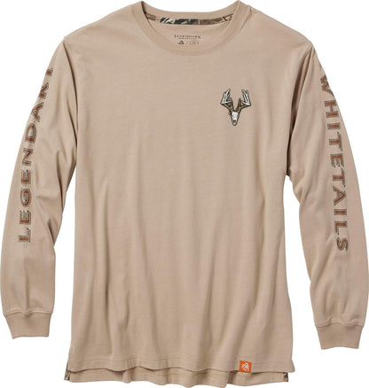 Legendary Whitetails Playera de Manga Larga para Hombre - gris topo - CH