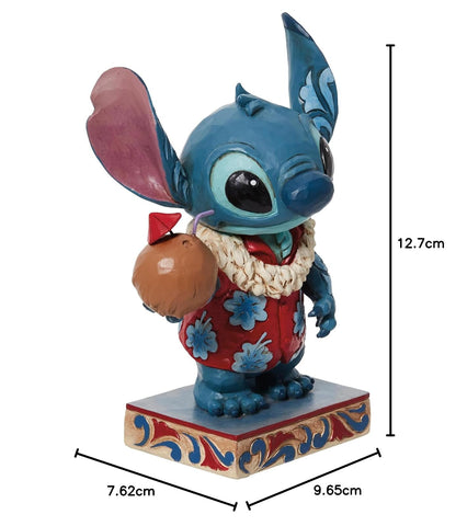 Enesco Jim Shore Disney Traditions Stitch - Figura Hawaiana de 5 Pulgadas