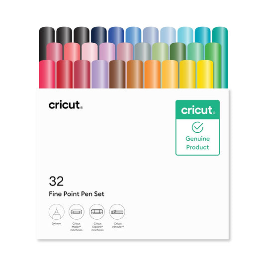 Cricut - Bolígrafo de punta fina de 0,4 mm, Ultimate Sampler (32 unidades)