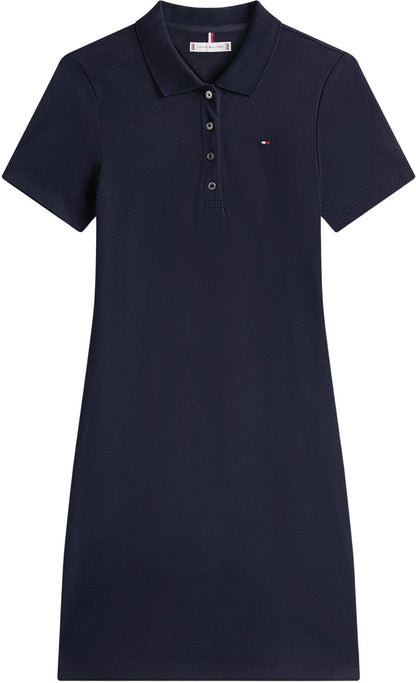 Tommy Hilfiger 1985 Slim Pique Polo Dress SS Vestido Mujer