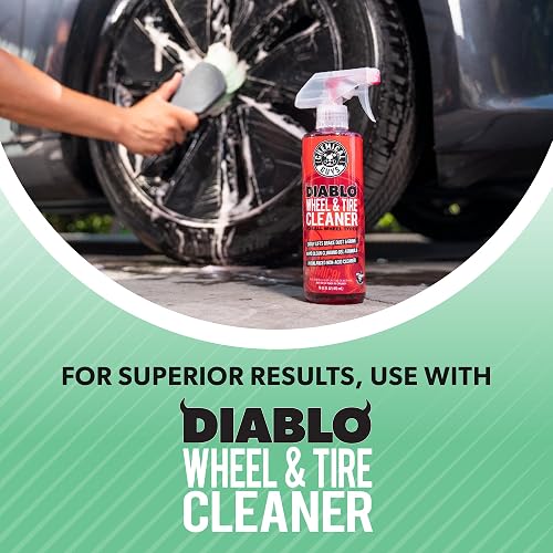 Chemical Guys Cepillo para Superficies Exteriores y Ruedas Wheelie All, Verde