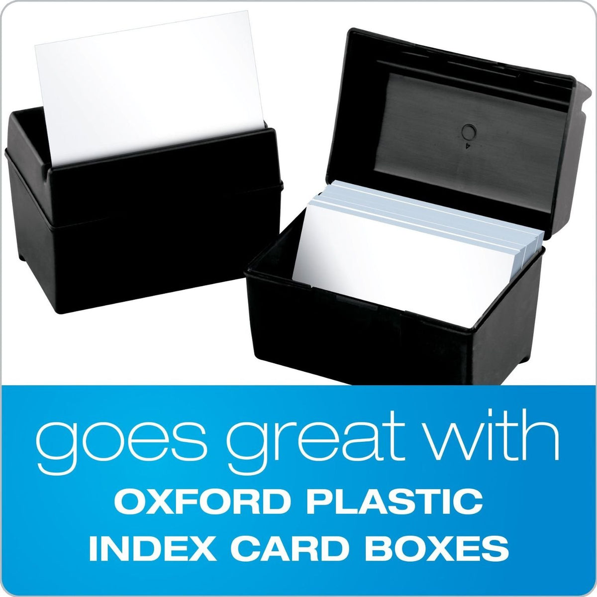 Oxford - Tarjetas de índice rayadas, 3 x 5 pulgadas, blancas, 1000 tarjetas (10 paquetes de 100) (31)