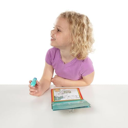 Melissa & Doug On the Go Water Wow! Ocupaciones (Bloc Reutilizable de Actividades Revela con Agua, Pluma Gruesa de Agua)