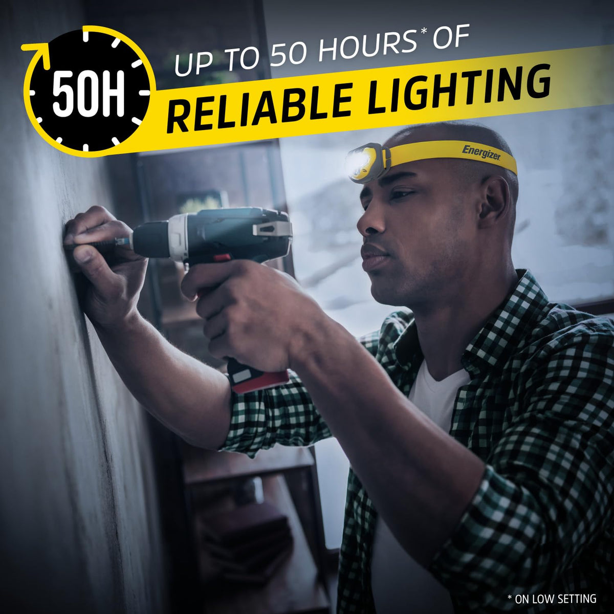 Energizer - Faro LED Pro360, diadema adicional incluida, IPX4 resistente al agua, luz principal de alto rendimiento para exteriores, camping, correr, tormenta, baterías incluidas