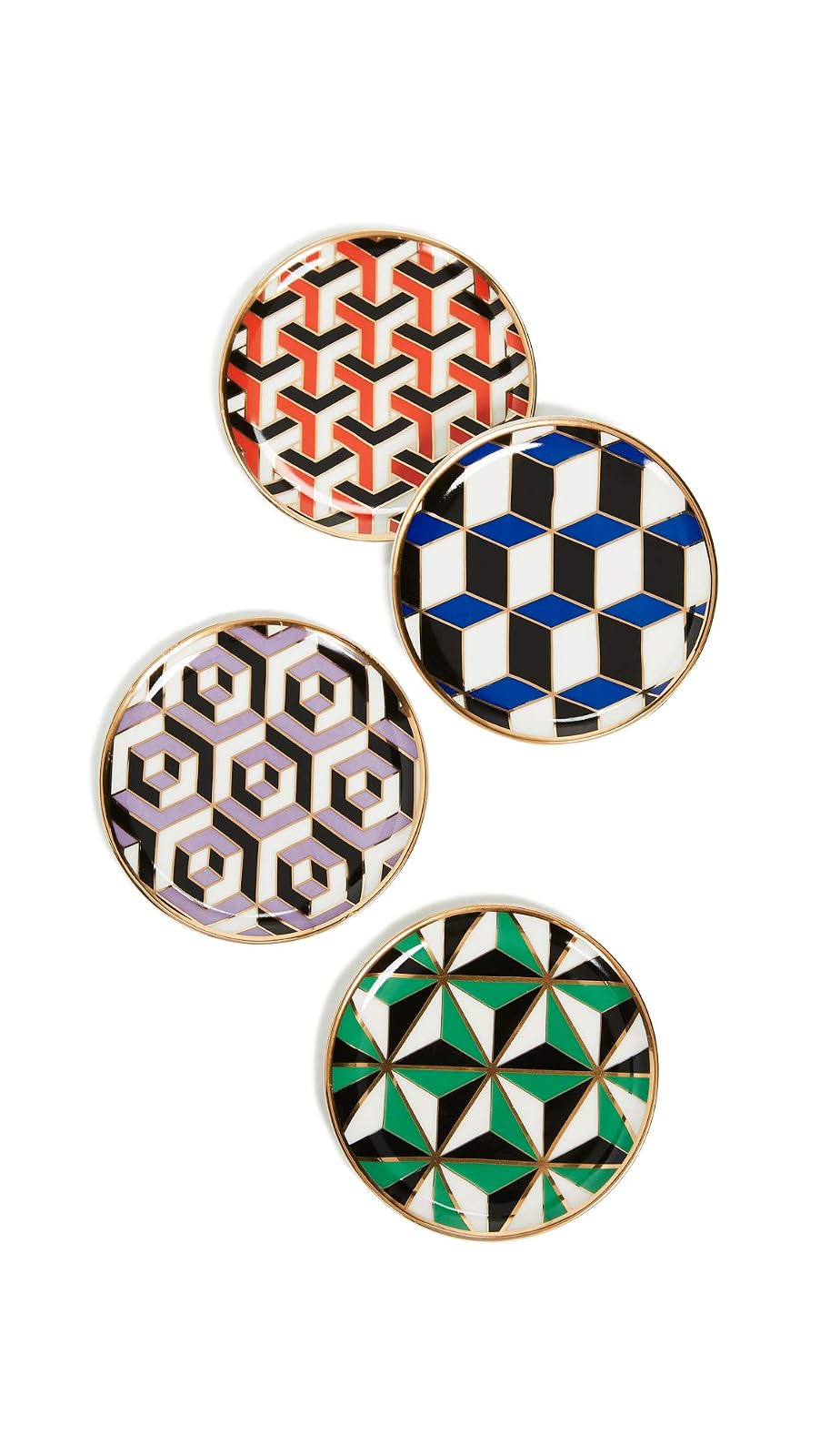 Jonathan Adler Posavasos Versailles, Multicolor