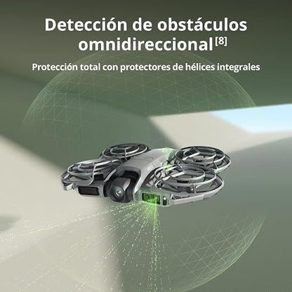 DJI Neo 2 (solo dron), dron 4K ligero con cámara | Despegue y aterrizaje desde la palma, control gestual, ActiveTrack, detección de obstáculos omnidireccional
