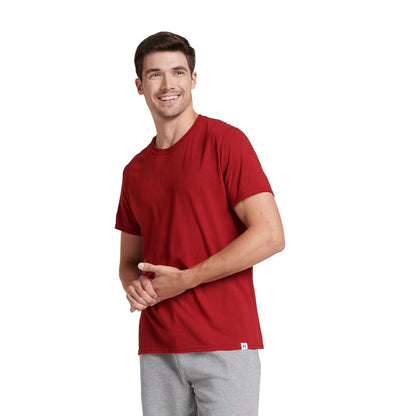 Russell Athletic Camiseta Dri-Power de Manga Corta para Hombre - XL - Cardenal