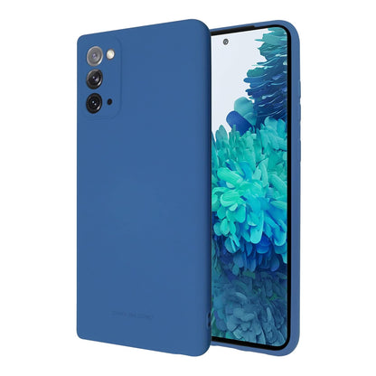 Molan Cano Funda Case de Silicon Suave Protector Acabado Mate para Samsung Galaxy S20 Fe (Azul)