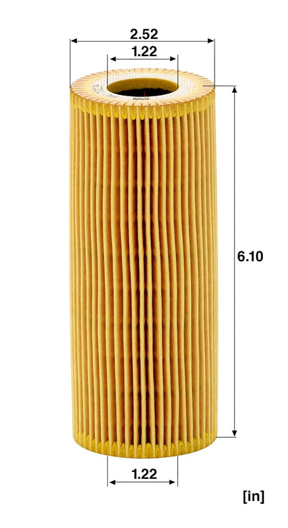Mann Filter HU 7029 z Filtro de Aceite para Automóviles y Furgonetas