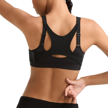 Champion Sports Bra, Motion Control Zip High-Impact Sports Bra, Wirefree Bra for Women Sujetador Deportivo Mujer