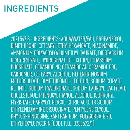 CeraVe - Sérum de retinol para marcas posteriores al acné y textura de la piel | Sérum facial refinador, rejuvenecedor e iluminador de poros con retinol | 1 onza