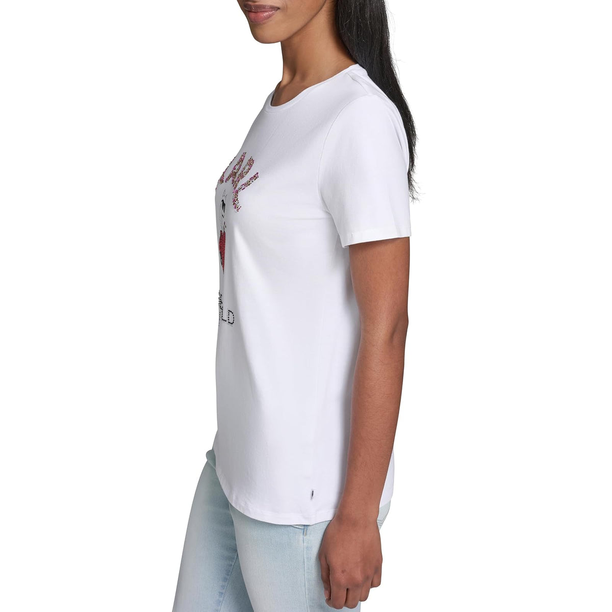 Karl Lagerfeld Choupette - Playera con Logotipo para Mujer