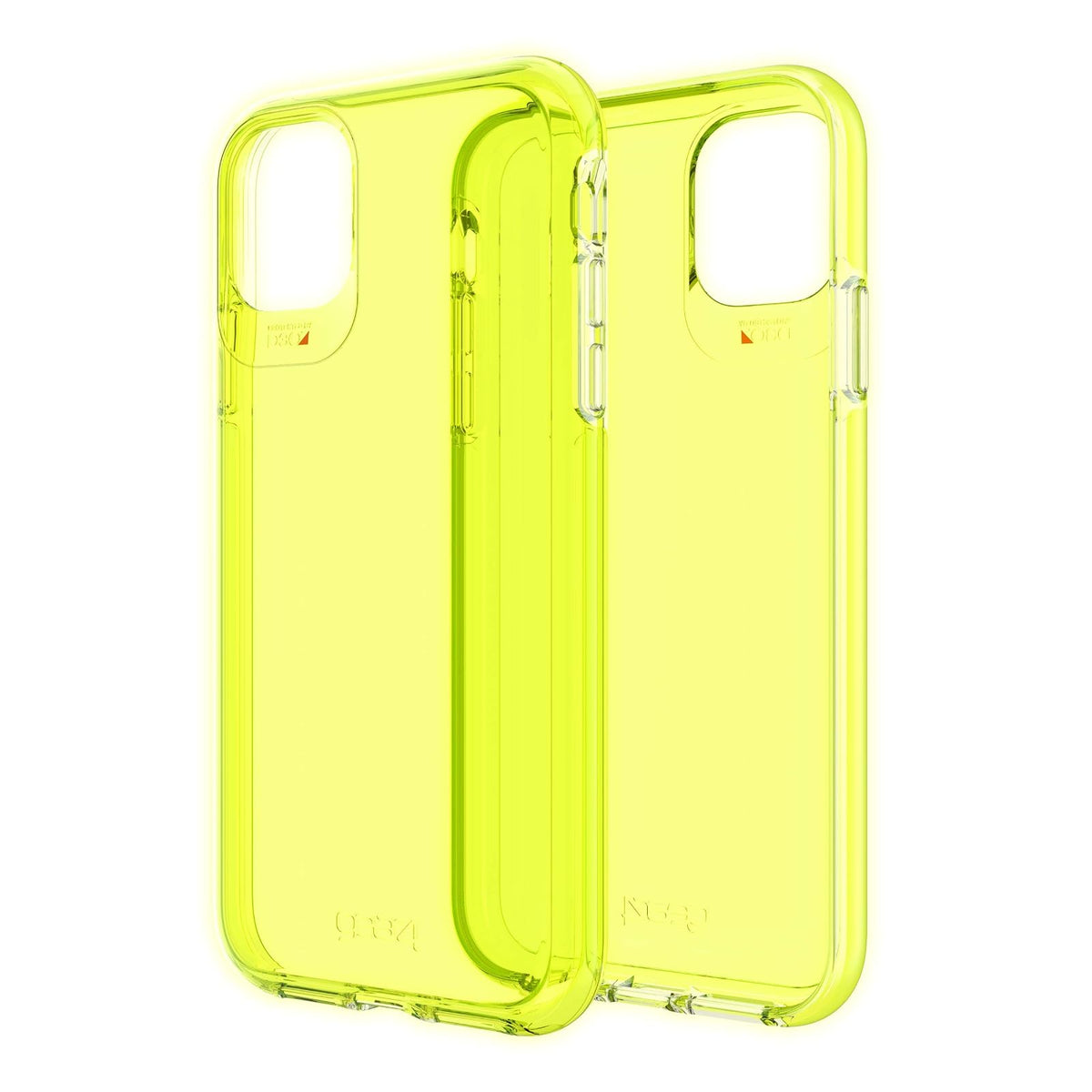 Gear4 Crystal Palace Funda Transparente para iPhone 11 Pro - Amarillo Neón