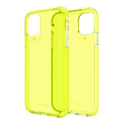 Gear4 Crystal Palace Funda Transparente para iPhone 11 Pro - Amarillo Neón