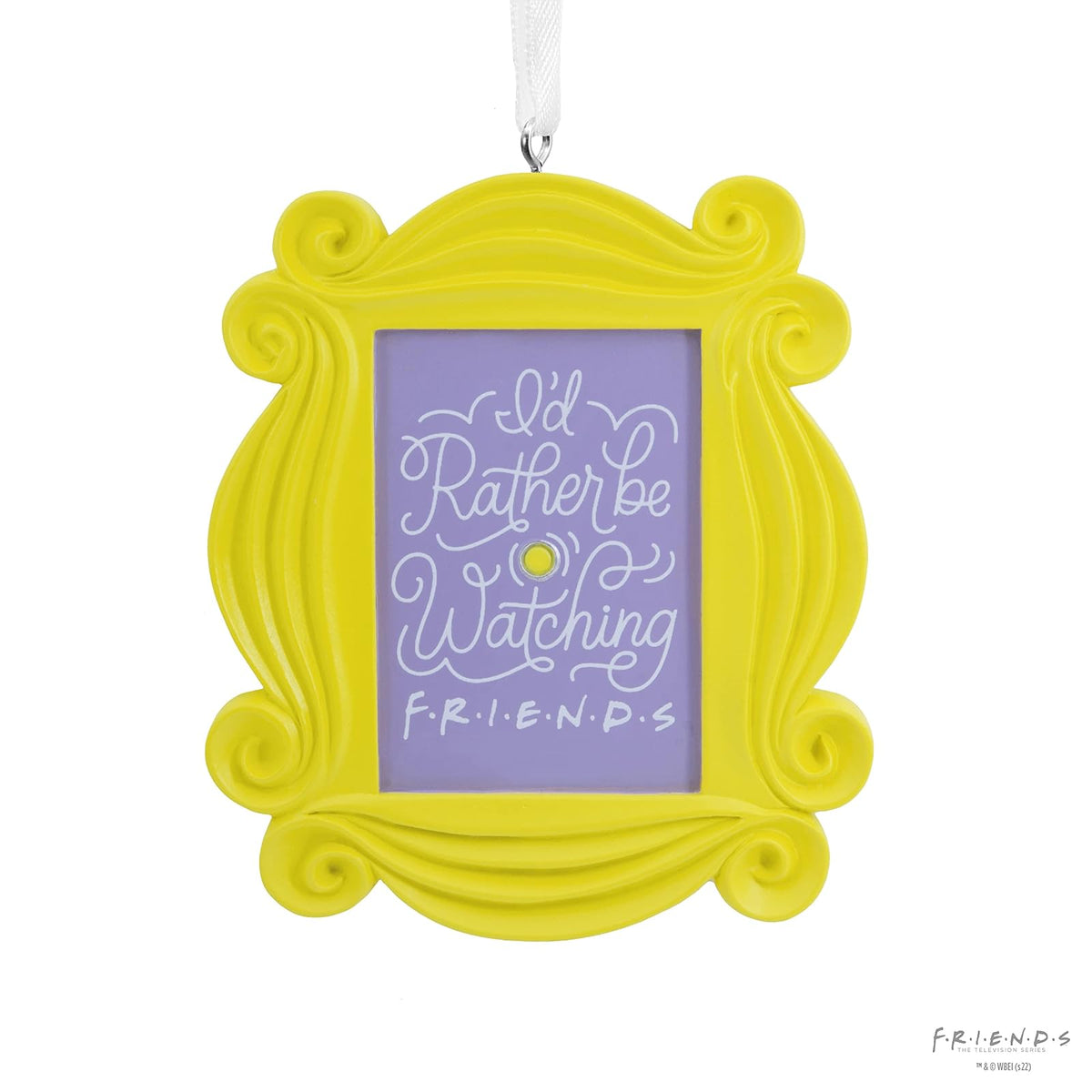 Hallmark Friends - Marco de Adorno navideño de Resina