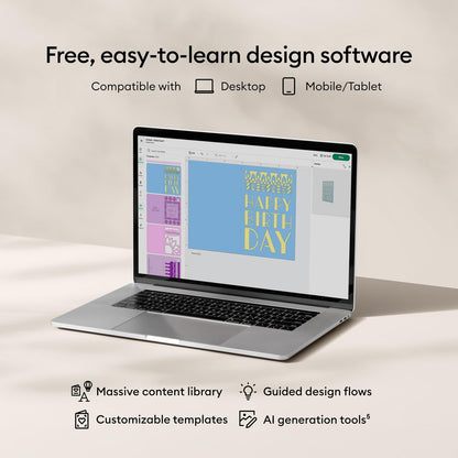 Cricut Joy™ 2 + Ultimate Bundle, Coral | Incluye suministros para 75 proyectos + contenido digital adicional, perfecto para hacer tarjetas, pegatinas, etiquetas y más