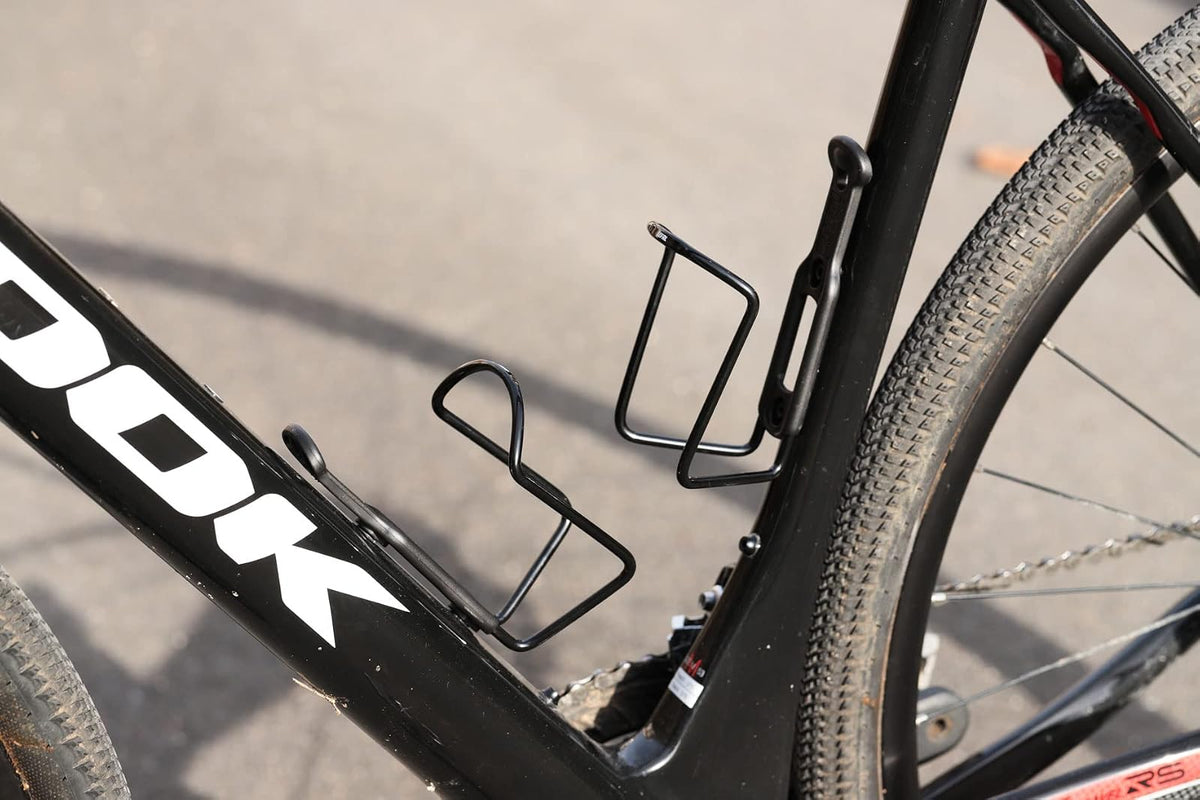 ZEFAL - Lote de 2 portabidones para Bicicleta, Aluminio para Todo Tipo de Bicicleta, Ligero y Resistente, Color Negro