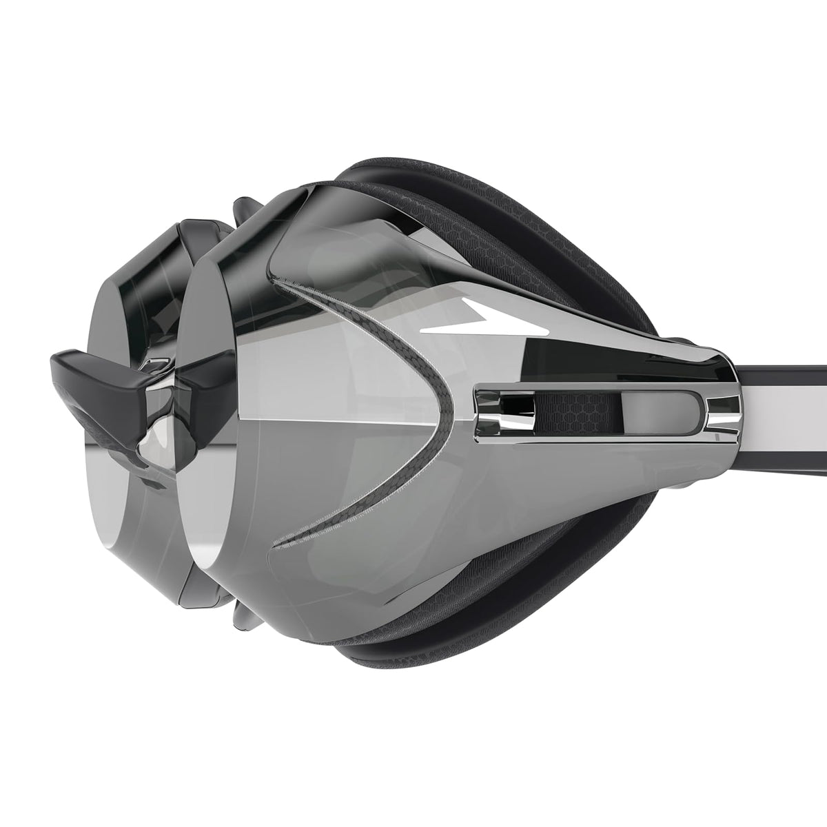 Speedo Vanquisher 3.0 - anteojos de natación con espejo, antiempañamiento, protección UV, lente ocular 360, ajuste hidrodinámico de carreras