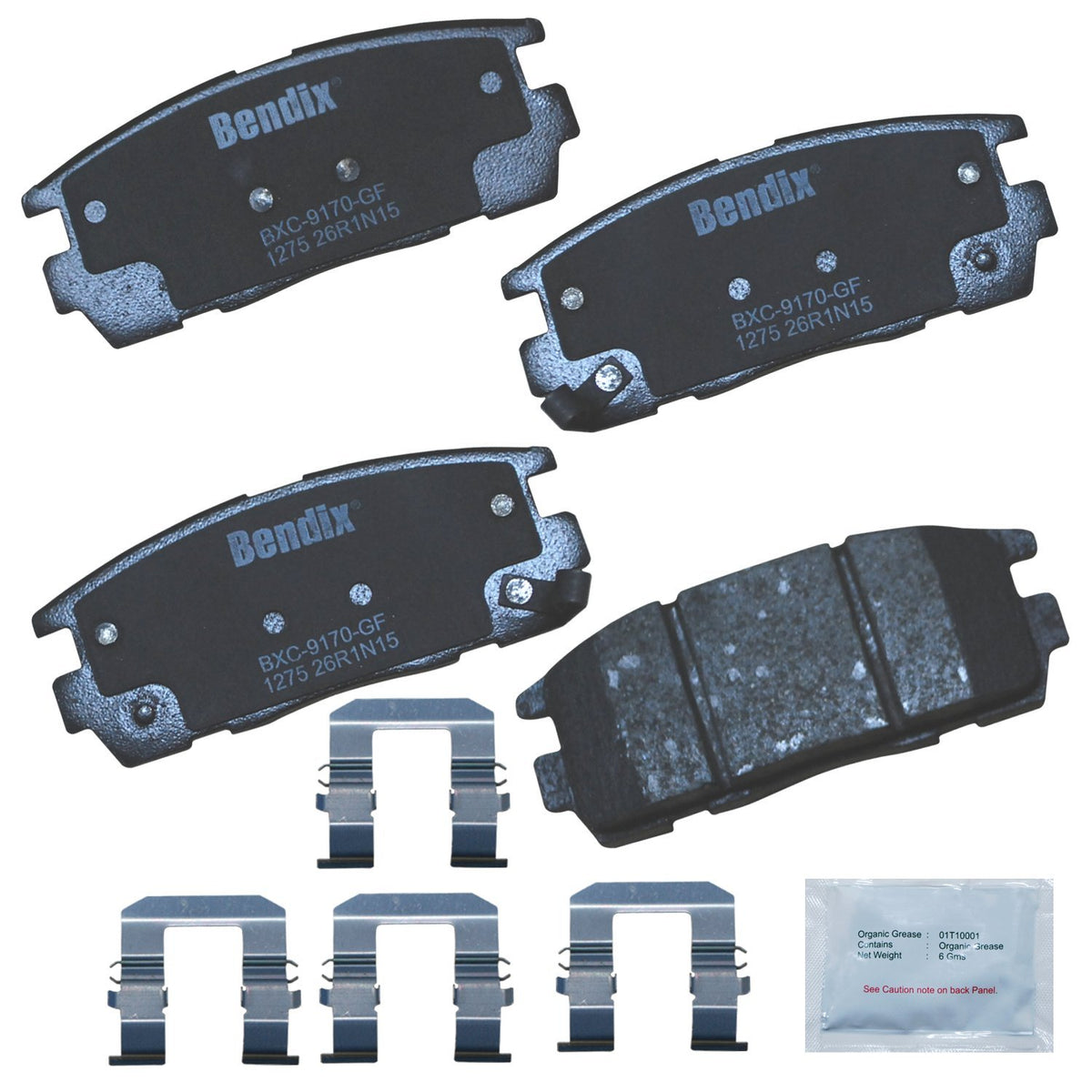 Bendix Priority1 Pastillas de Freno Traseras de Cerámica - CFC1275