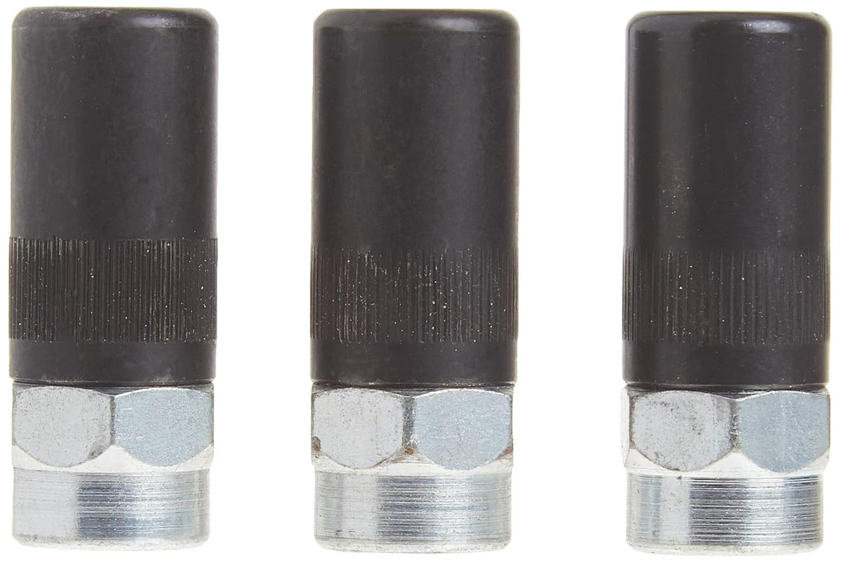 DEWALT DCGG5701-3) - Acoplador de pistola de engrasa, resistente, NPT, 1/8 pulgadas, paquete de 3