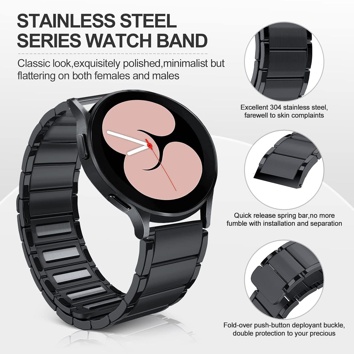 ORIbox Compatible con correas de Apple Watch de 41 mm, 40 mm, 38 mm