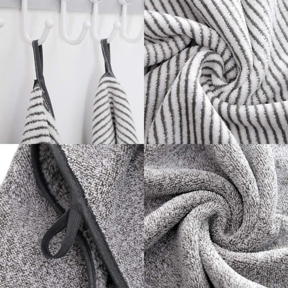 Toallas de baño de bambú, Gran tamaño de 140 cm x 74 cm, Toalla de Microfibra para el Cuerpo, Juegos de Toallas para Limpieza de baño, superabsorbentes y de Secado rápido para Gimnasio, 2 Unidades