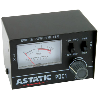 Astatic Medidor SWR 100 W Analógico 3 Funciones Radio CB Negro 302-01637