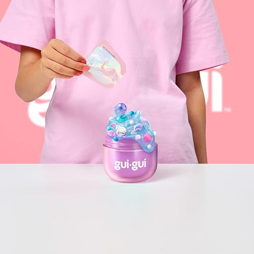 Gui Gui - Paquete Individual Transparente y Brillante, Exclusivo de Sioc | Proceso de brillo de 5 pasos, contenedores resellables; kit ASMR para niñas, regalo de cumpleaños a partir de 6 años