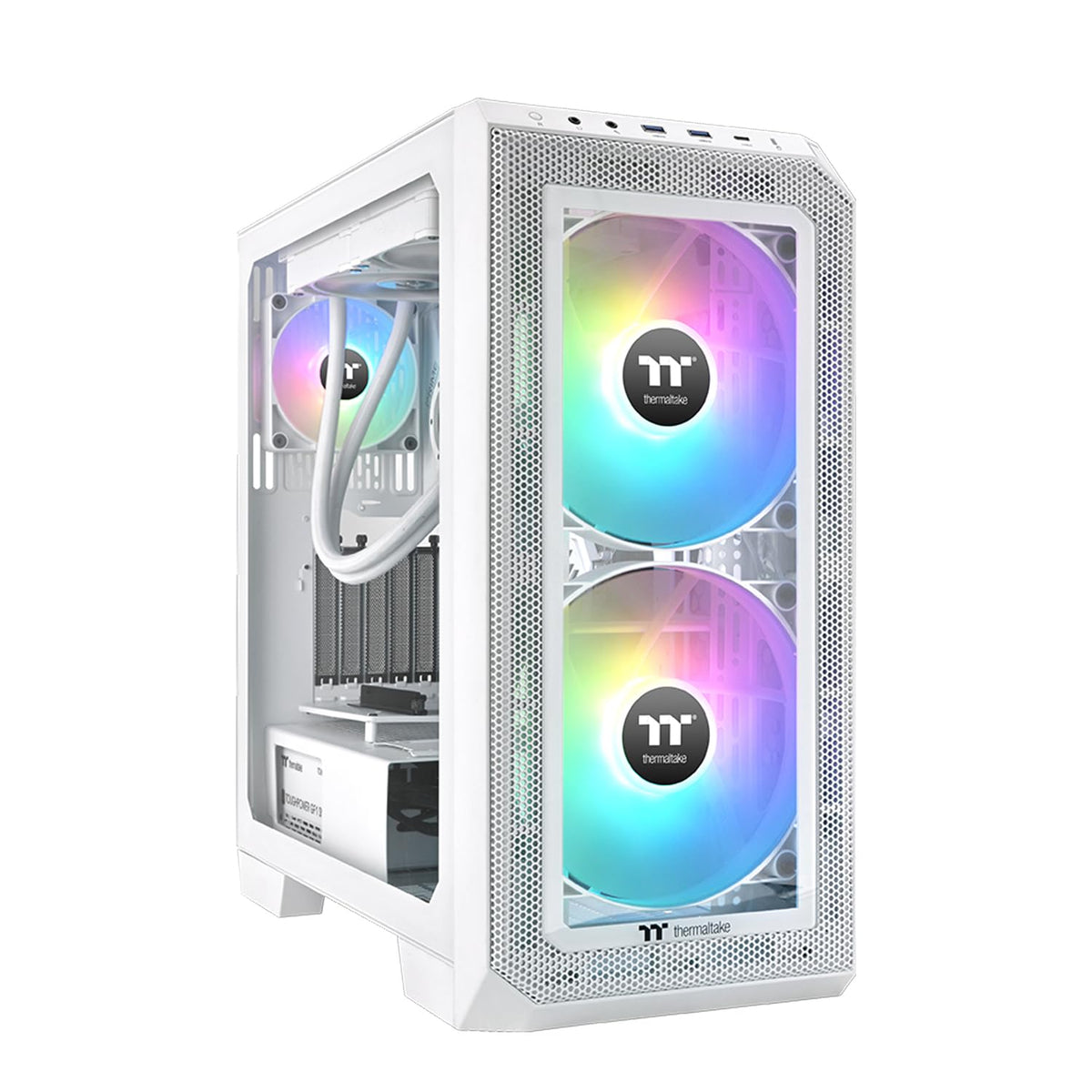 Thermaltake CT200 ARGB PWM Ventilador 200 mm, Control PWM 500-900 rpm, 9 LED 16.8 Millones de Colores