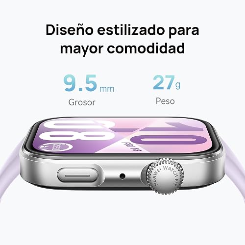 HUAWEI Watch FIT 4 Smartwatch con GPS, iOS & Android, Negro | Pantalla de 1.82", Hasta 10 días de Batería, 100+ Modos Deportivos, Rastreador de fitness con SpO₂, Bienestar Emocional
