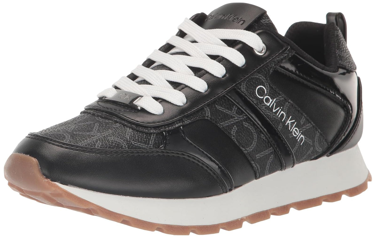 Calvin Klein Tenis Carlla con Agujetas para Mujer - 25.5 cm - Negro
