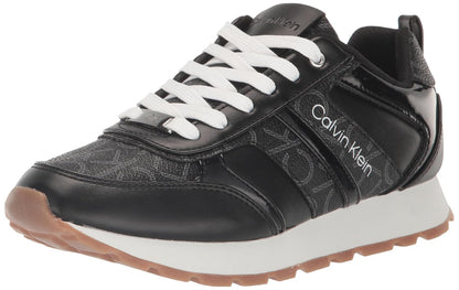 Calvin Klein Tenis Carlla con Agujetas para Mujer - 25.5 cm - Negro