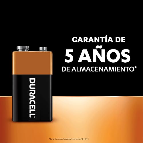 Duracell Pila Alcalina 9V - Pack x1 Dura Más