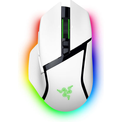 Razer Basilisk V3 Pro 35K Ratón inalámbrico para Juegos: Rueda de inclinación HyperScroll - Sensor óptico de 35K dpi Gen 2-13 Controles Personalizables - RGB - interruptores ópticos Gen 3 - Blanco