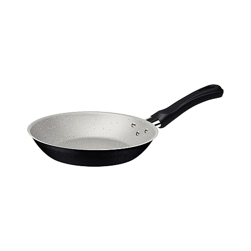 Tramontina Linz Juego Sartenes Aluminio Antiadherente | Negro, 3 piezas, Starflon Max, mangos baquelita antitérmica
