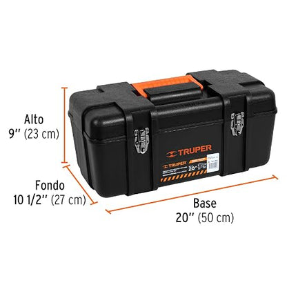 Truper CHP-20X, Caja plástica para herramientas, industrial, 20"