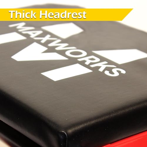 MaxWorks 50873 - Enredadera mecánica 2 en 1, Asiento Z-Creeper de 36 Pulgadas, Capacidad de 300 Libras, Enredadera de Perfil bajo con 6 Ruedas para cochera, Tienda, reparación de automóviles