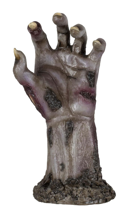 Ghoulish Productions Decoración De Látex Purple Risen Hands, Decoración De Mano Zombie, Adorno Halloween Zombie, Figura Terrorifica para Jardín