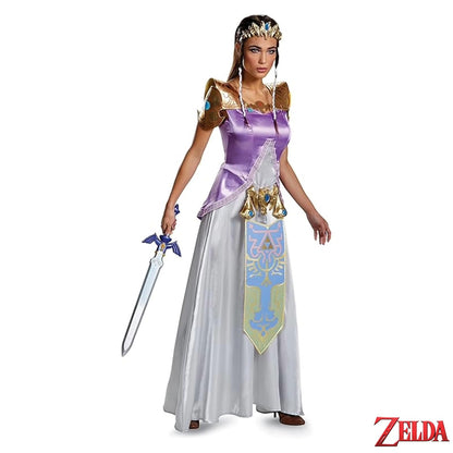 Disguise Women's Legend Of Zelda Deluxe Zelda Adult Costume, Multi, Large