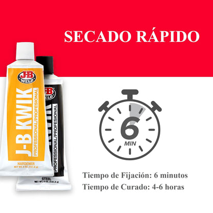 J-B Weld JB Weld Oficial Adhesivo Epoxico Secado Rapido Profesional 8271SPA 284gr