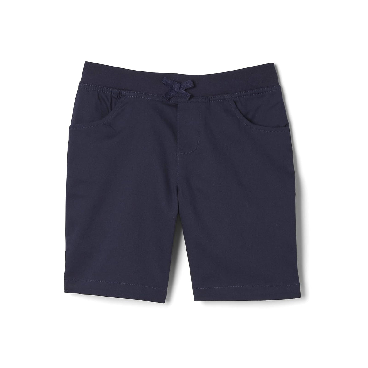French Toast - Pantalón Corto de Sarga elástico para niñas con Cintura de Punto