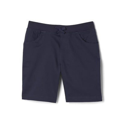 French Toast - Pantalón Corto de Sarga elástico para niñas con Cintura de Punto