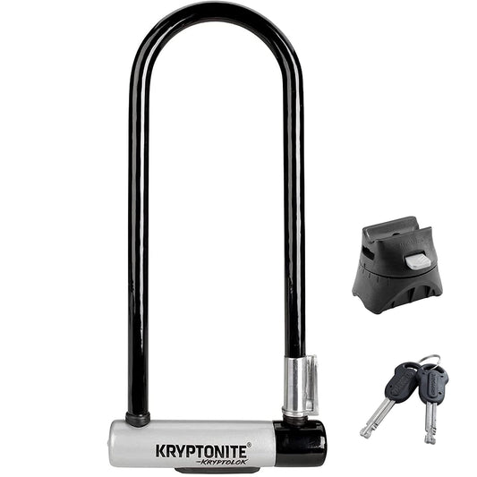 Kryptonite Kryptolok - Candado Largo para Bicicleta de 12,7 mm con Soporte FlexFrame-U