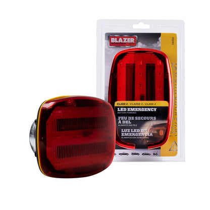 Blazer International Mini Barra Giratoria de Luz LED de Emergencia C6350, Rojo
