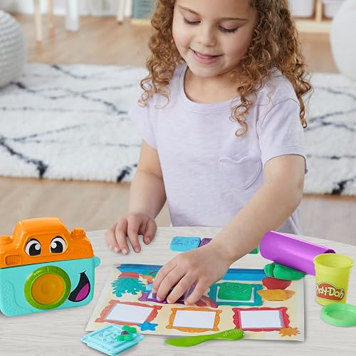 Play-Doh Cámara de Masas con Sellos, Set Creativo para Niños de 2 años