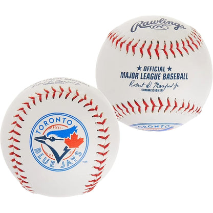 Rawlings Pelota de Béisbol con Logotipo de Equipo MLB - Toronto Blue Jays