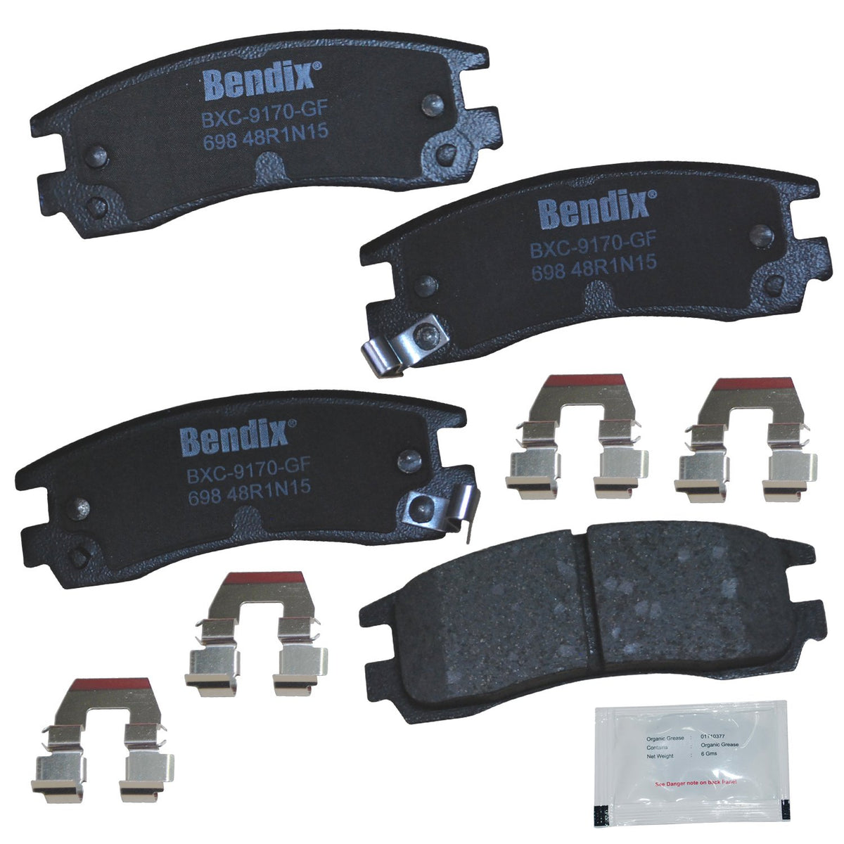 Bendix Priority1 Pastillas de Freno Traseras de Cerámica - CFC698